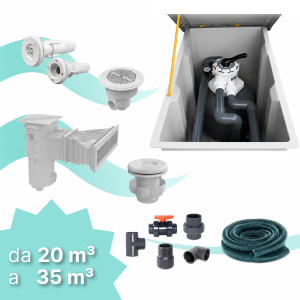 Kit impianto piscina 35 PLUS