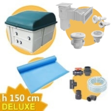 Kit impianto piscina rettangolare 11,00x5,00m-h.1,50m-DELUXE+Membrana Kit impianto piscina rettangolare 11,00x5,00m-h.1,50m-DELUXE+Membrana