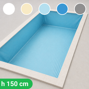 Liner PVC 75/100  rettangolare 10x4 - H 150 cm