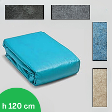 Liner PVC 95/100  rettangolare 10x4 - H 120 cm