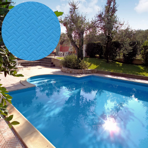 Rotolo Elbtal Antisdrucciolo AZZURRO h1.65x10m membrana PVC 200/100