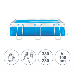 Piscina fuori terra con tubolari LAGUNA BASIC 3x2 m - h.100 cm