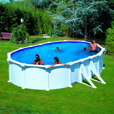 Piscina fuori terra GRE in acciaio 610x375x1,32 ATLANTIS KITPROV618