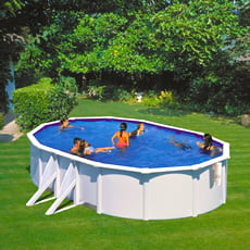 Piscina fuori terra GRE acciaio ovale 500x300x1,20 BORA BORA PROV503