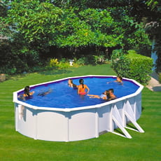 Piscina fuori terra GRE acciaio ovale 610x375x1,20 BORA BORA PROV613 