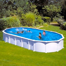 Piscina fuori terra GRE acciaio Ovale 1000x550x1,32 HAITI KITPROV10288 Piscina fuori terra GRE acciaio Ovale 1000x550x1,32 HAITI KITPROV10288