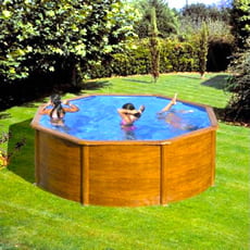 Piscina fuori terra GRE in acciaio Rotonda 240x1,20 PACIFIC KIT240W Piscina fuori terra GRE in acciaio Rotonda 240x1,20 PACIFIC KIT240W