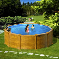 Piscina fuori terra GRE in acciaio Rotonda 460x1,20 SICILIA KITPR453W
