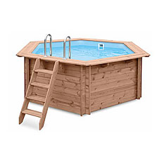 Piscina in legno fuori terra JARDIN 354 EASY