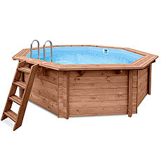 Piscina in legno fuori terra JARDIN 434 EASY