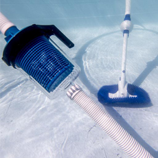 aspiratore idraulico, pulizia fondo piscina, prefiltro pulitore