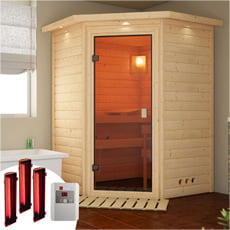 Sauna infrarossi Alicia con SET lampade infrarossi