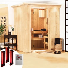 Sauna infrarossi Rina con SET lampade infrarossi