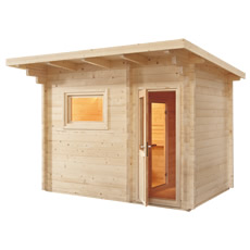 Sauna finlandese da giardino Lava