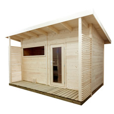 Sauna finlandese da giardino Scala Large