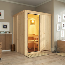 Sauna finlandese Rina 68 mm -151x151x198 cm