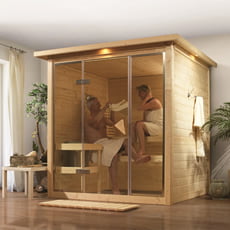 Sauna finlandese Cristina in massello 40mm
